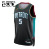 Maillot Enfant Detroit Pistons Ron Holland II 2025-26 Nike City Edition Noir Swingman
